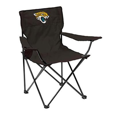 Logo Brands NFL Jacksonville Jaguars Quad Chair Quad Chair, Charcoal, One Size