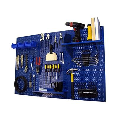 Wall Control Pegboard Standard Tool Storage Kit, Blue