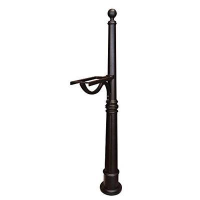Special Lite Products SPK-600-BLK Ashland Post and Burial Kit, Black